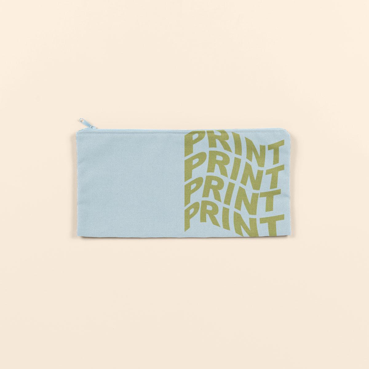 Colored Canvas Pouch