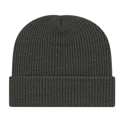 Breckenridge Ribbed Beanie - Dark Heather