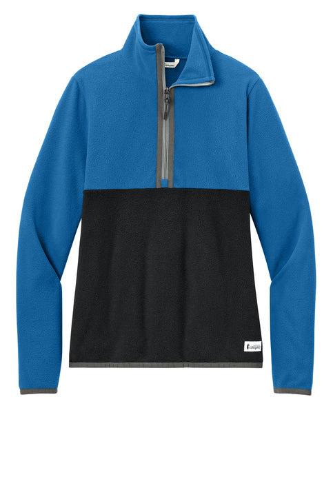 Cotopaxi Women's Amado 1/2 Zip Fleece - Atlantic/Black