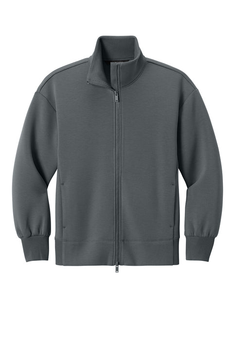 Mercer+Mettle Women's Soft Spacer Full Zip - Storm Grey