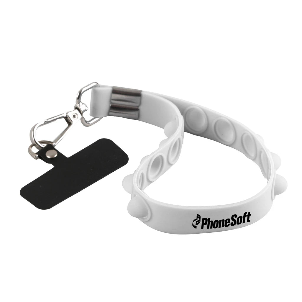 Silicone Pop-It Phone Wristlet