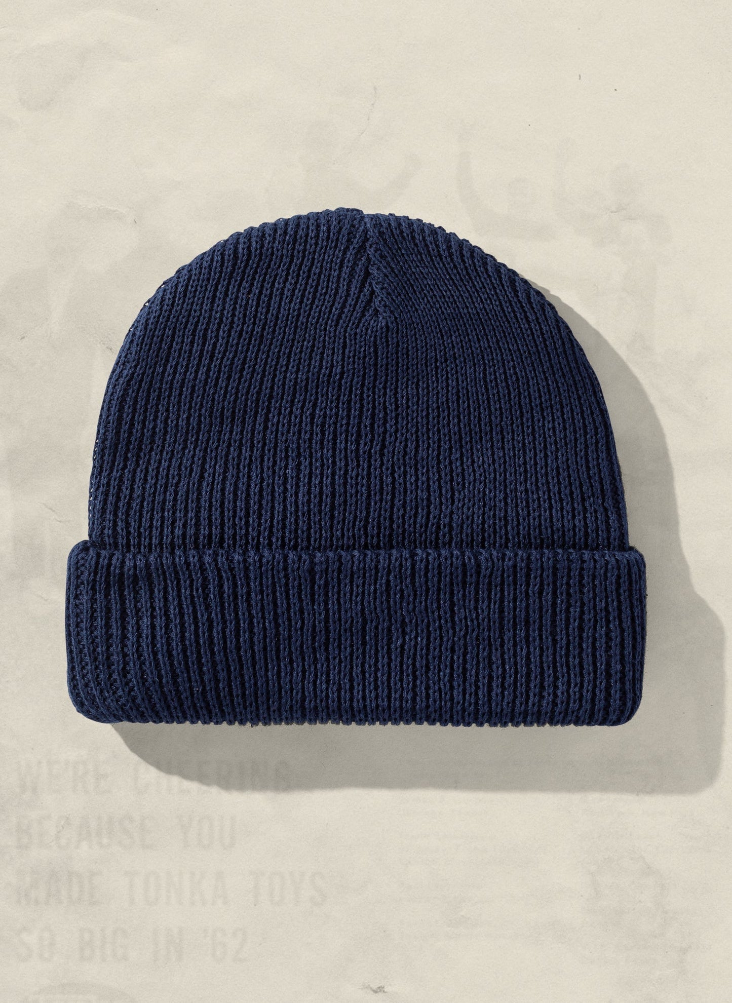 Knit Slacker Beanie - Navy