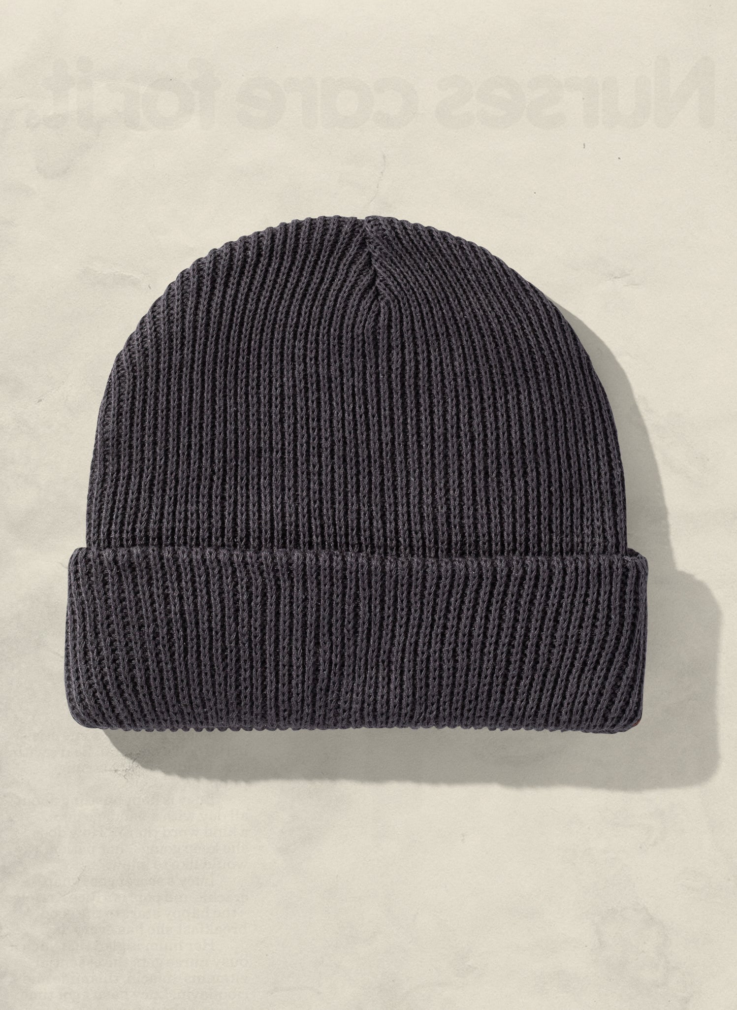Knit Slacker Beanie - Charcoal