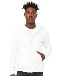Bella + Canvas Unisex Sponge Fleece Zip - Yellow