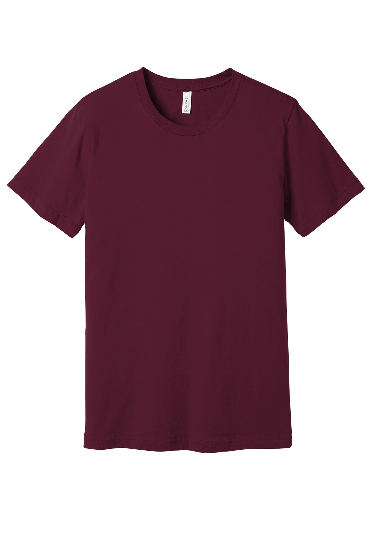 BELLA+CANVAS Unisex Jersey Short Sleeve Tee - Maroon