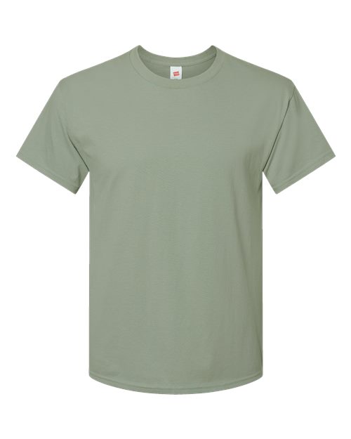 Hanes Unisex Essential Cotton Tee — Stonewashed Green