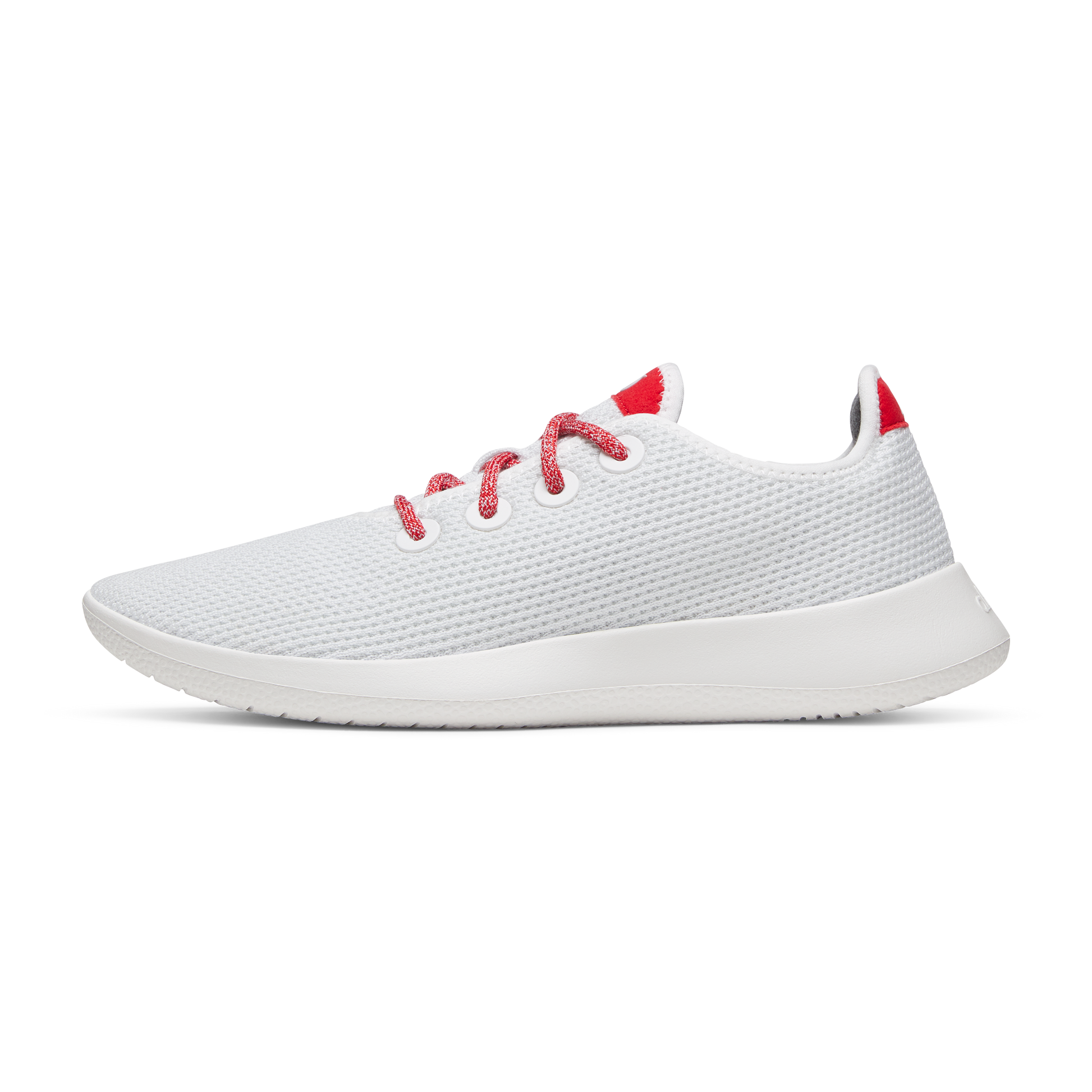 Allbirds Tree Runners - Blizzard/Bold Red (Blizzard Sole)