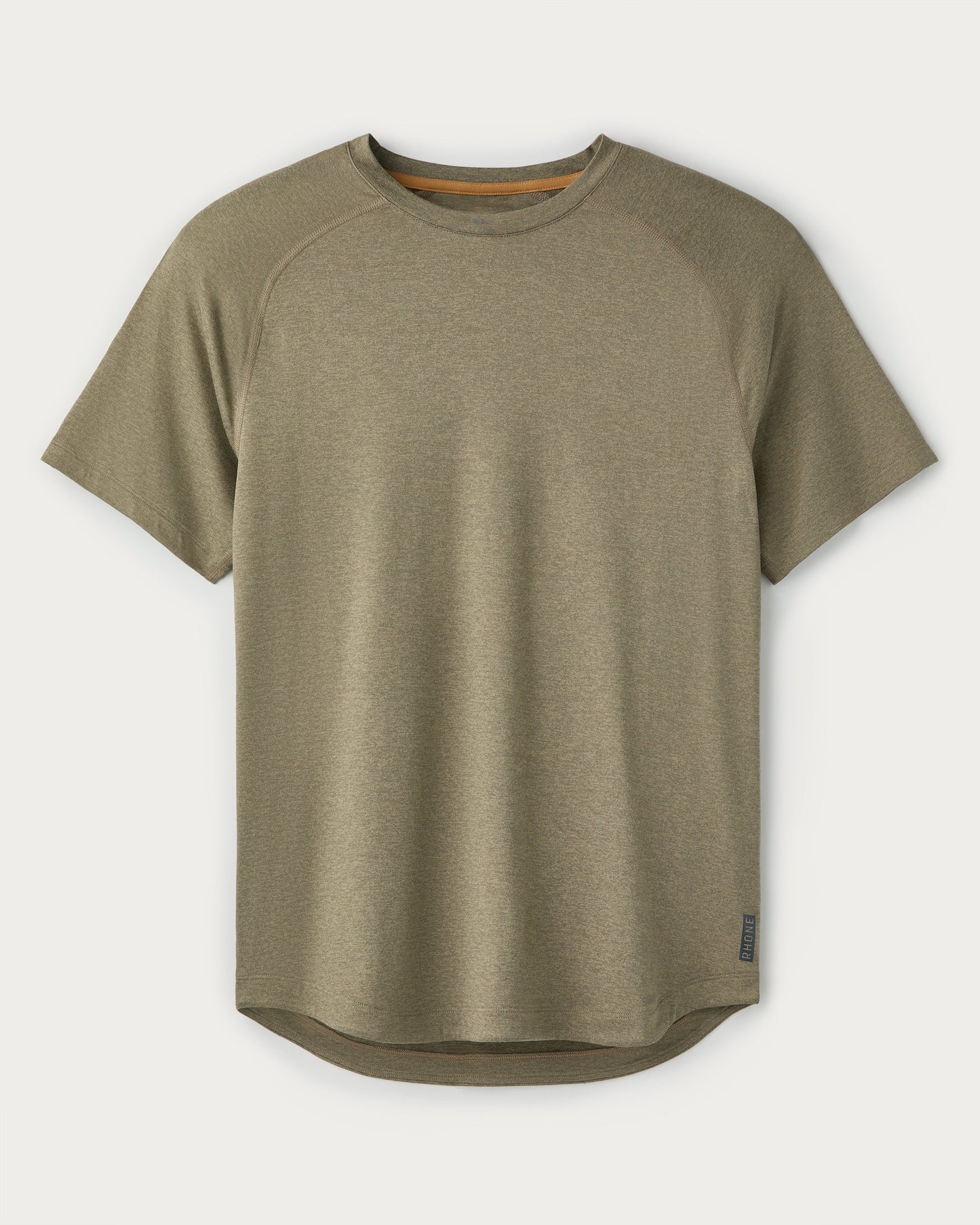Rhone Atmosphere Tee - Sand Green/Smokey Olive Heather