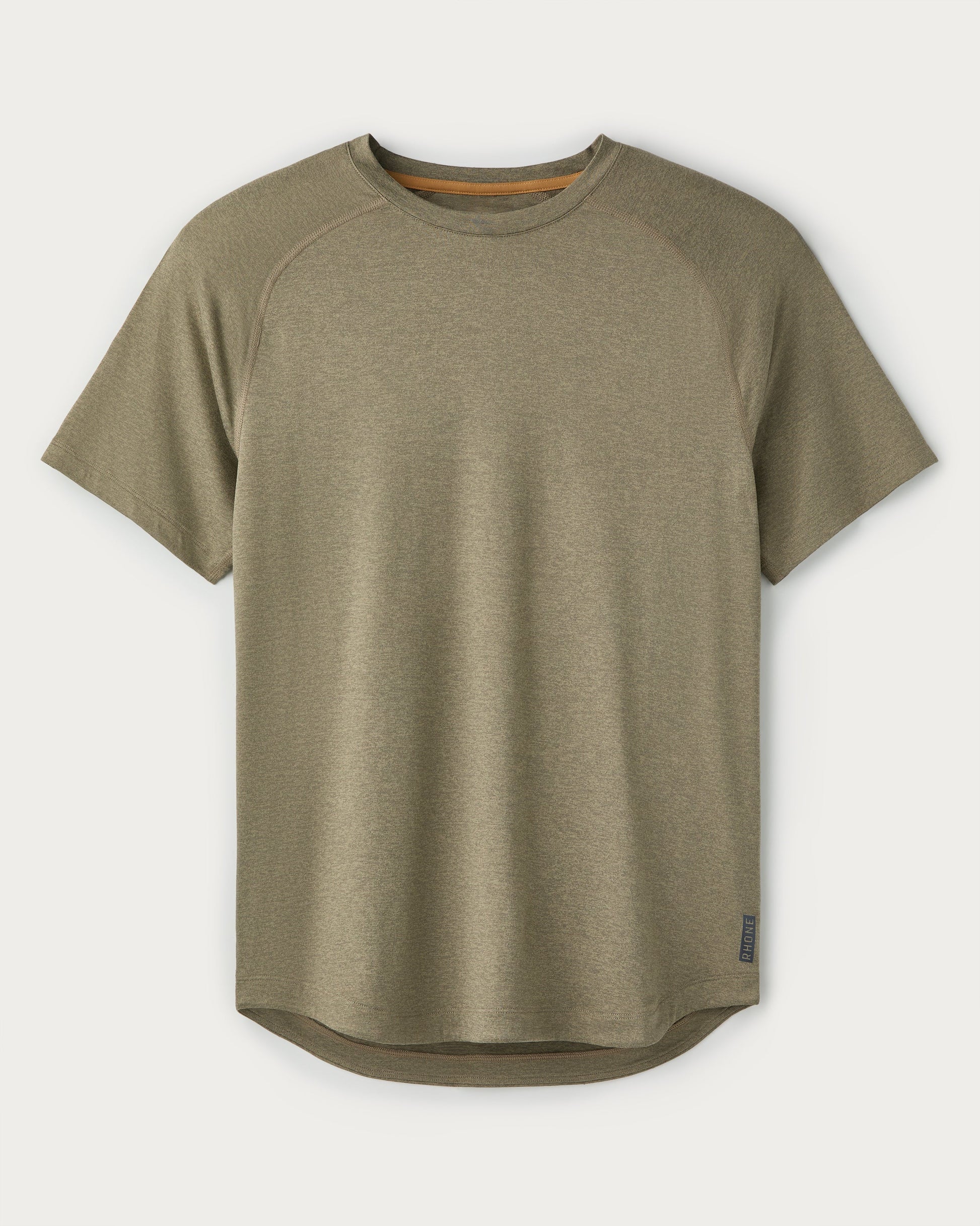 Rhone Atmosphere Tee - Sand Green/Smokey Olive Heather