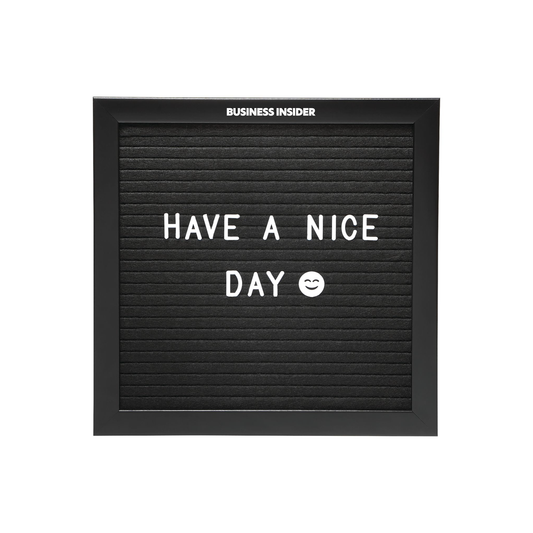 Business Insider Felt Board With Letters