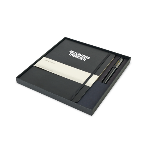 Business First Moleskine X-Large Notebook And Kaweco Pen Gift Set