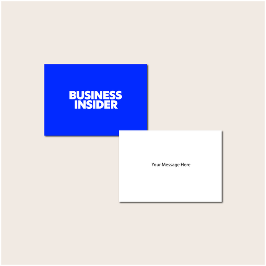 Business Insider 5" x 7" Soft Touch Notecard