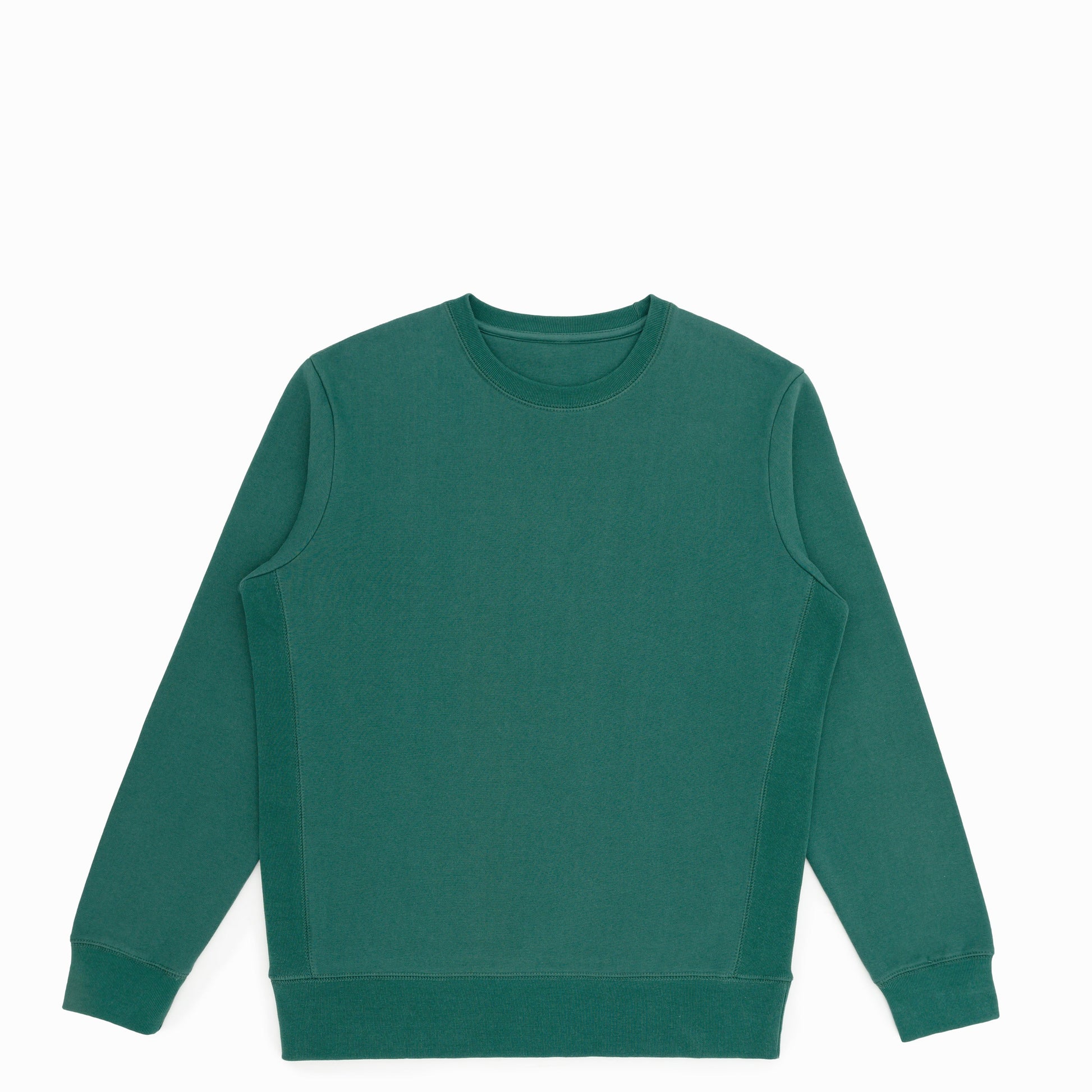Heavyweight Organic Brushed Crew - Bayberry