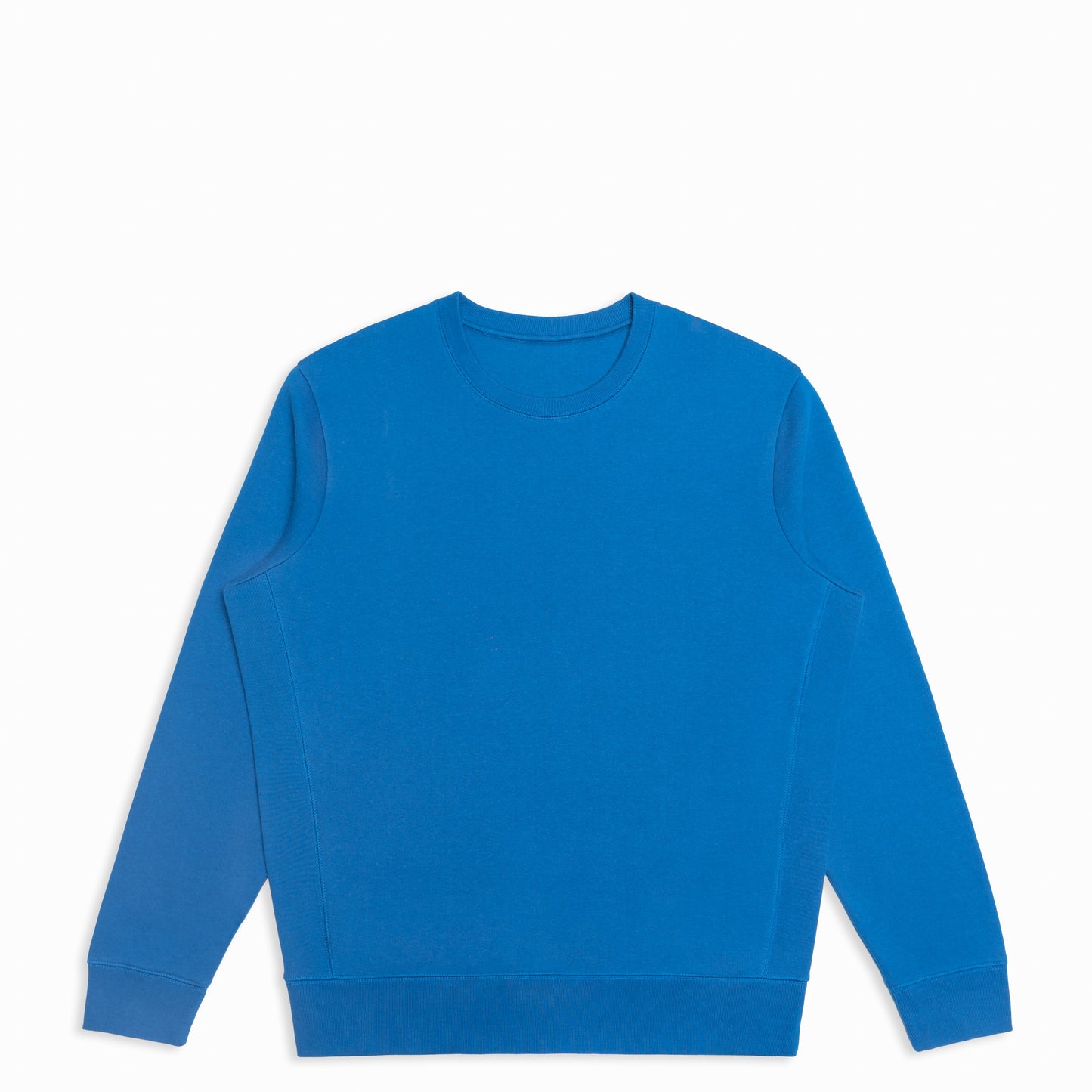 Heavyweight Organic Brushed Crew - French Blue