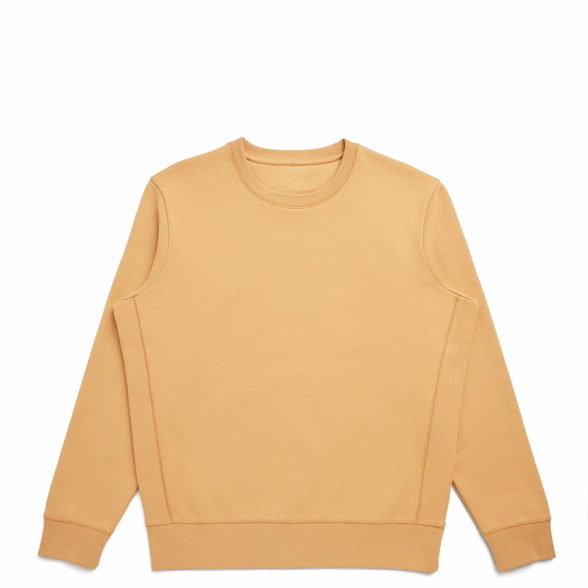 Heavyweight Organic Brushed Crew - Camel