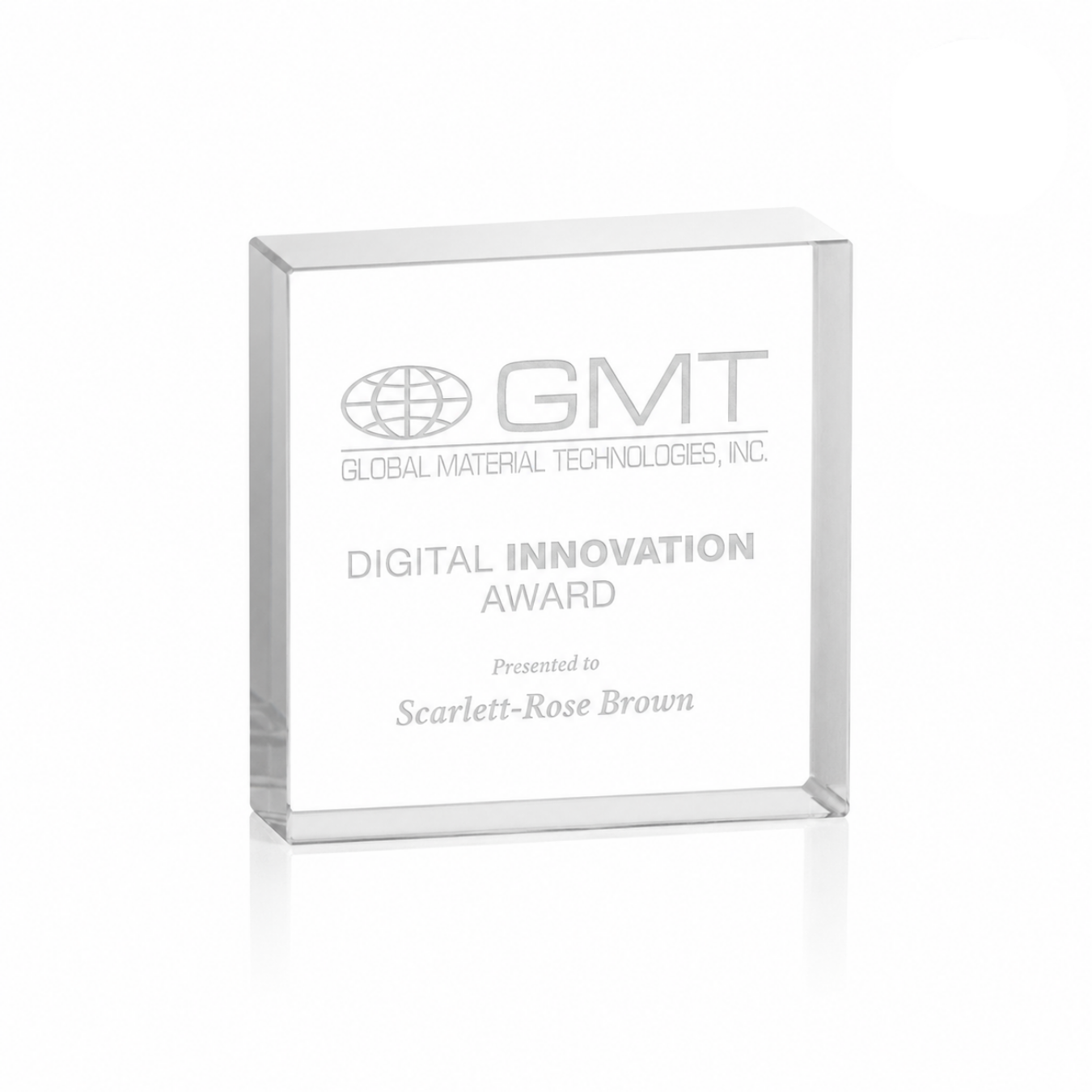 GMT 6" x 6" Upton Square Award