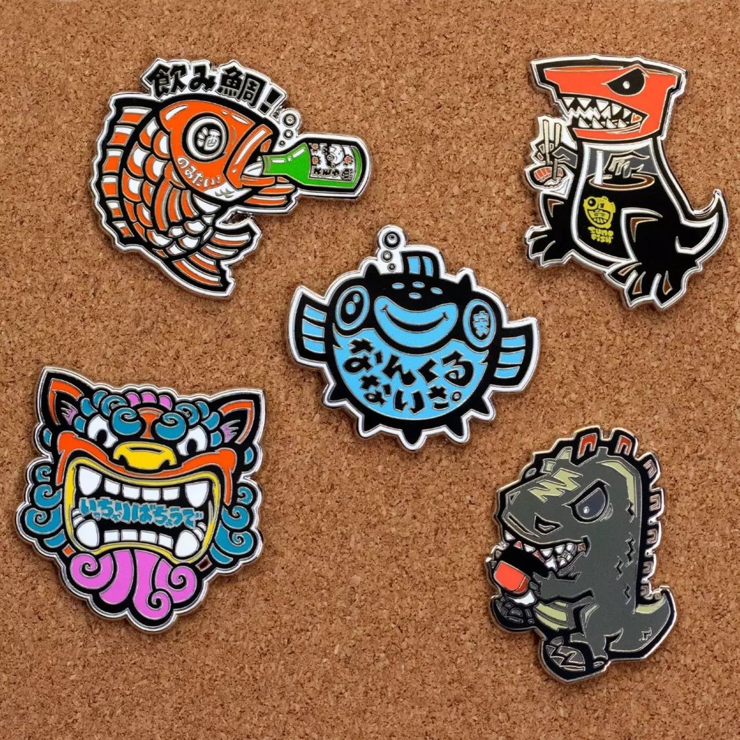 IA 1" Hard Enamel Magnetic Pin