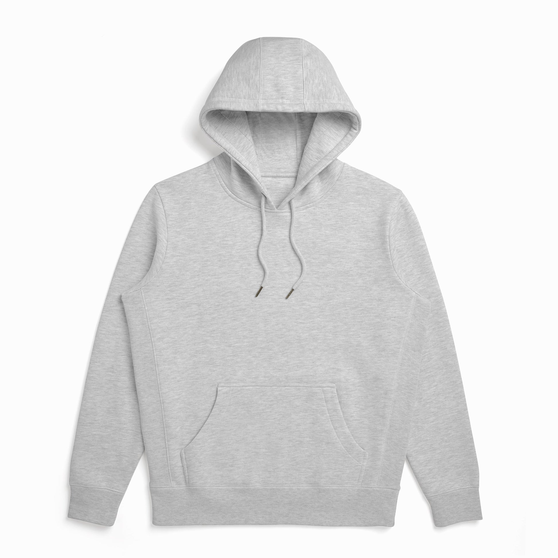 Original Favorites Organic Brushed Hood - Heather Grey