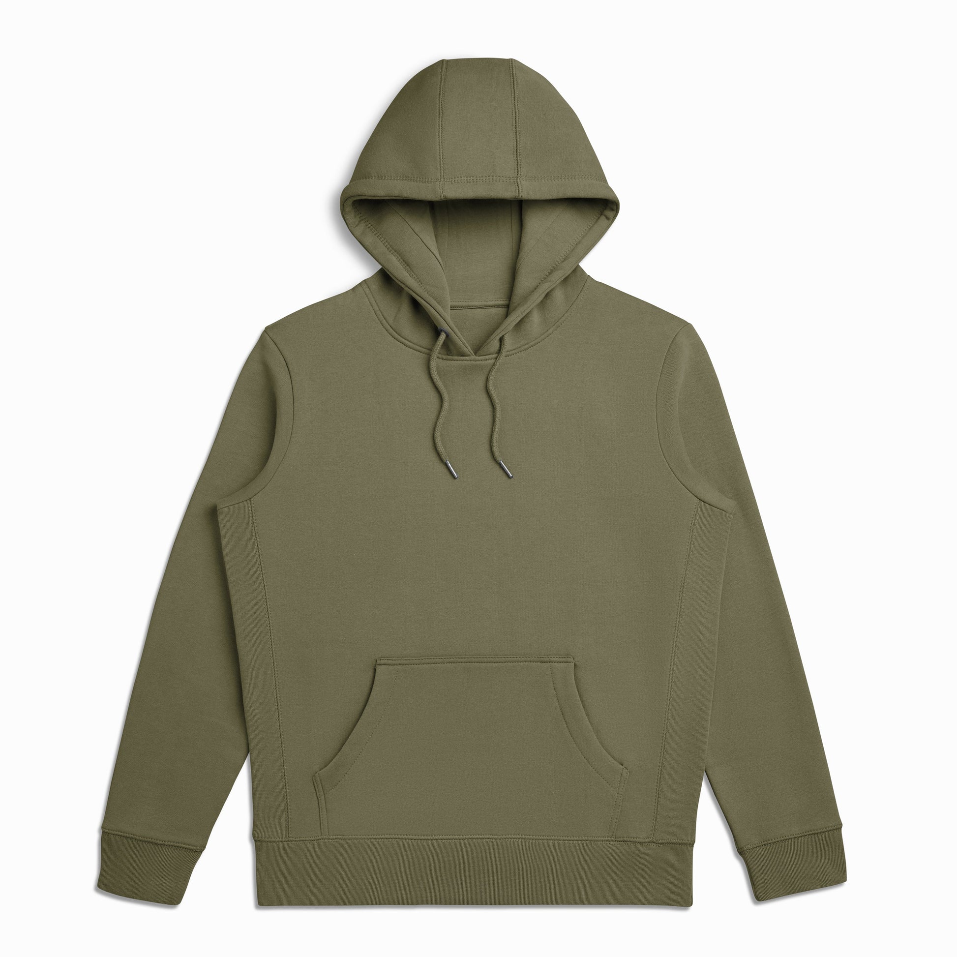Original Favorites Organic Brushed Hood - Military Olive