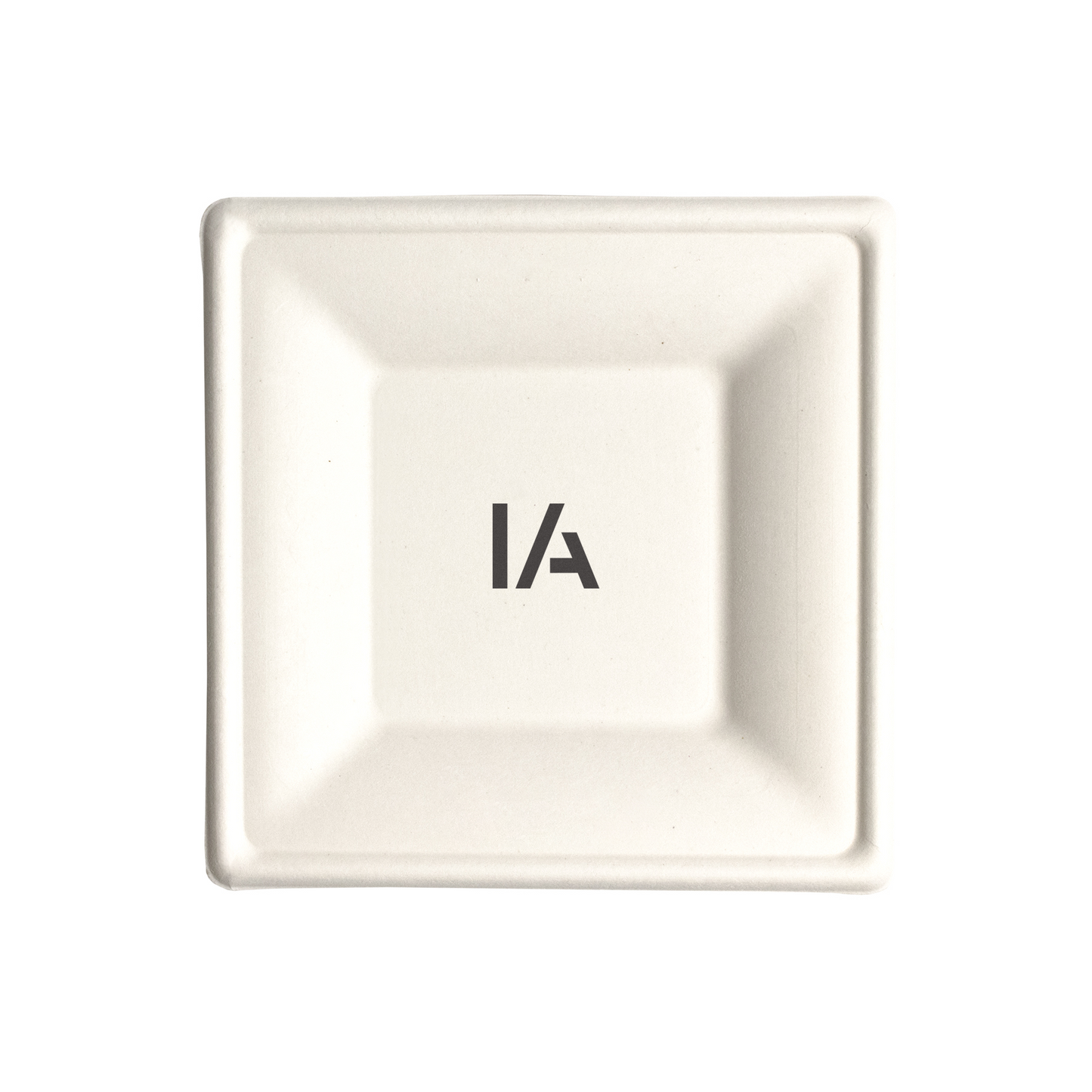 IA 6" Square Compostable Plate