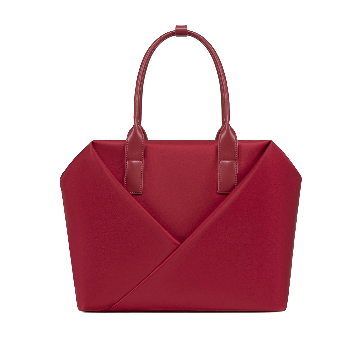 Lux & Nyx Large Origami Tote - Crimson Red
