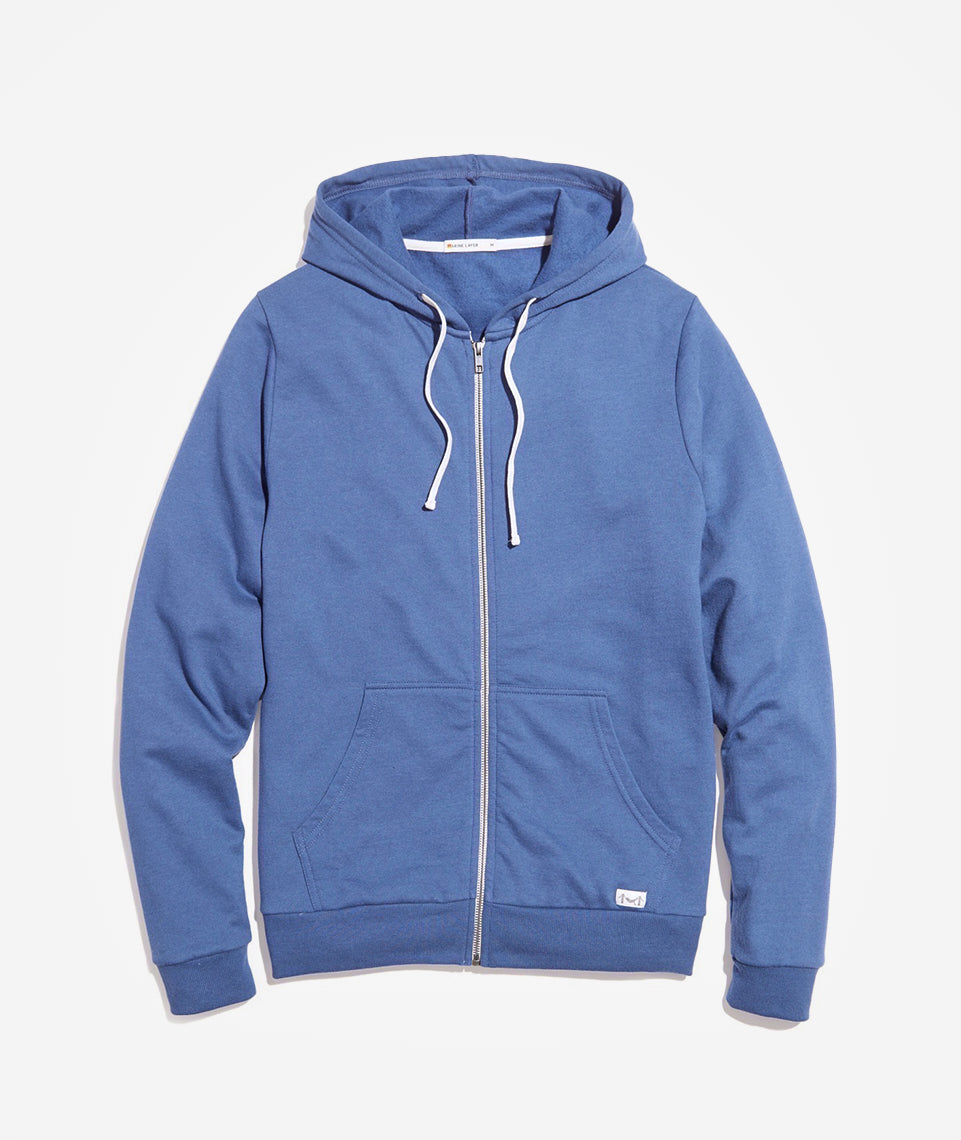 Marine Layer Afternoon Zip Hoodie - Faded Navy