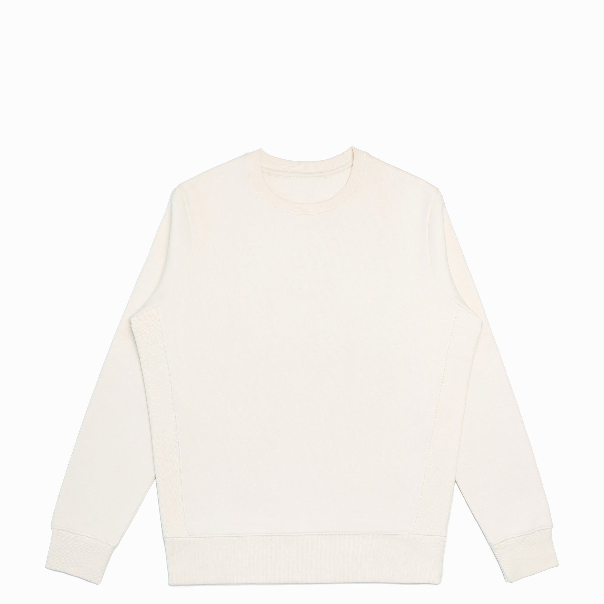 Heavyweight Organic Brushed Crew - Natural