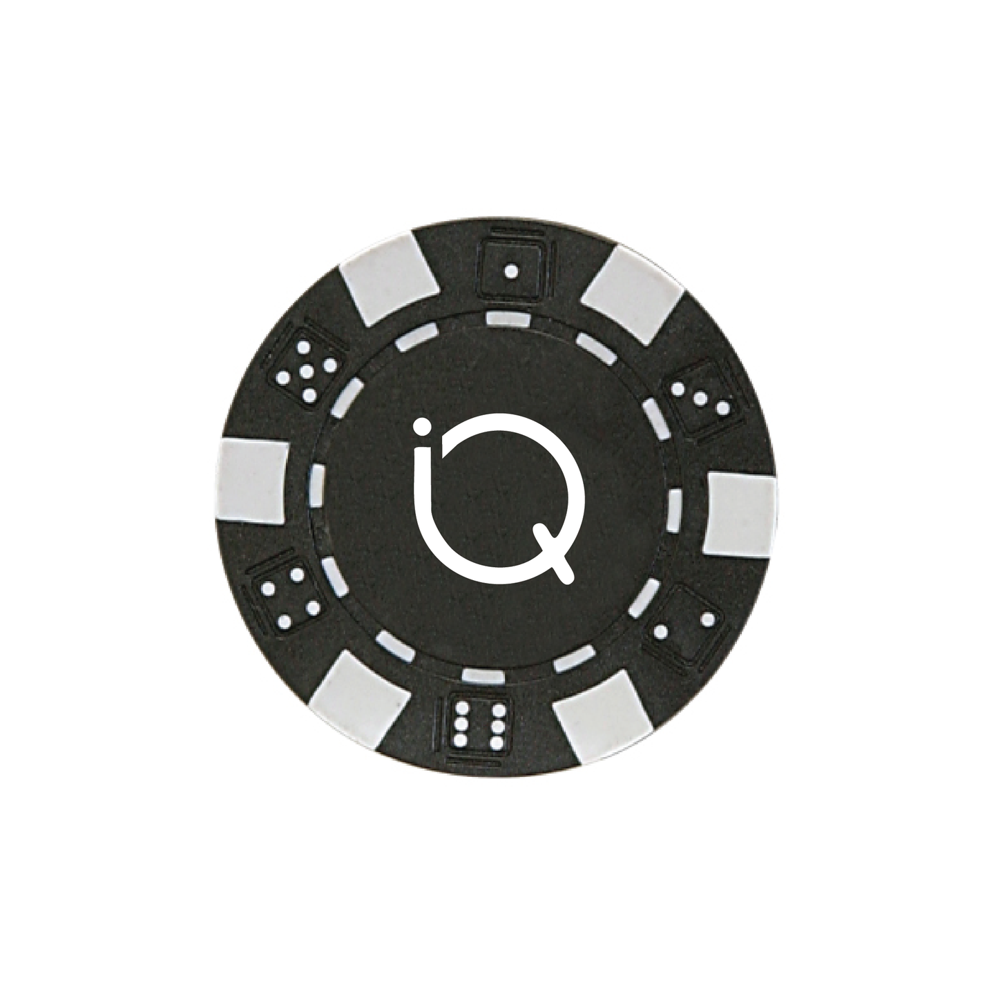 Dice Style Poker Chip