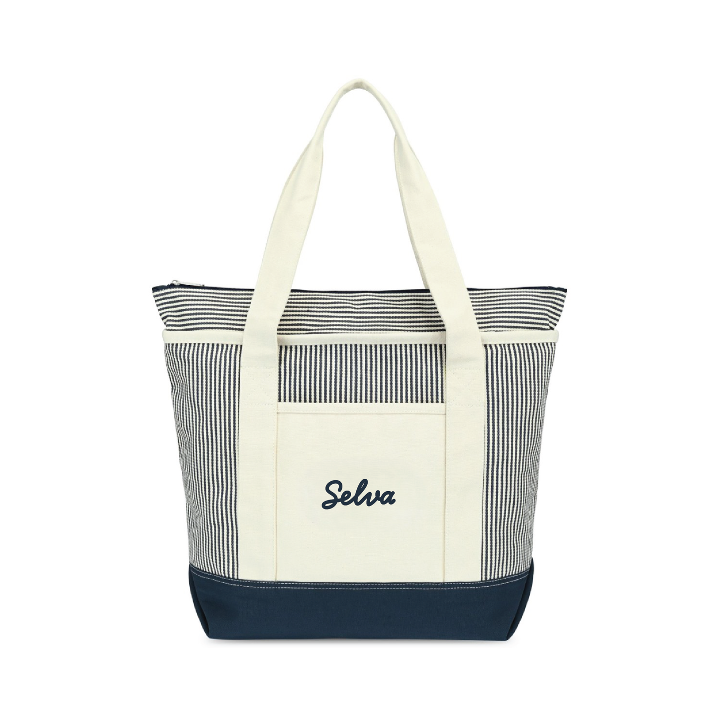 Newport Cotton Zippered Tote