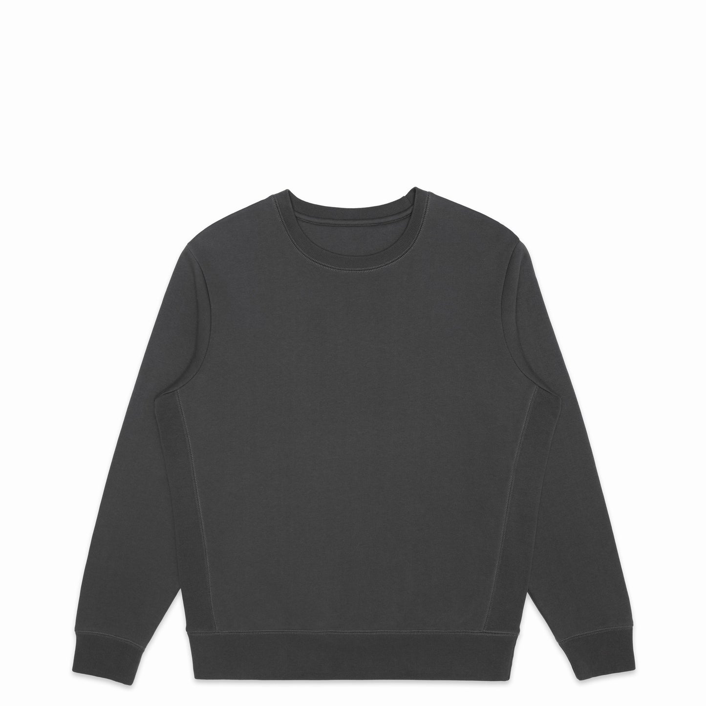 Heavyweight Organic Brushed Crew - Slate