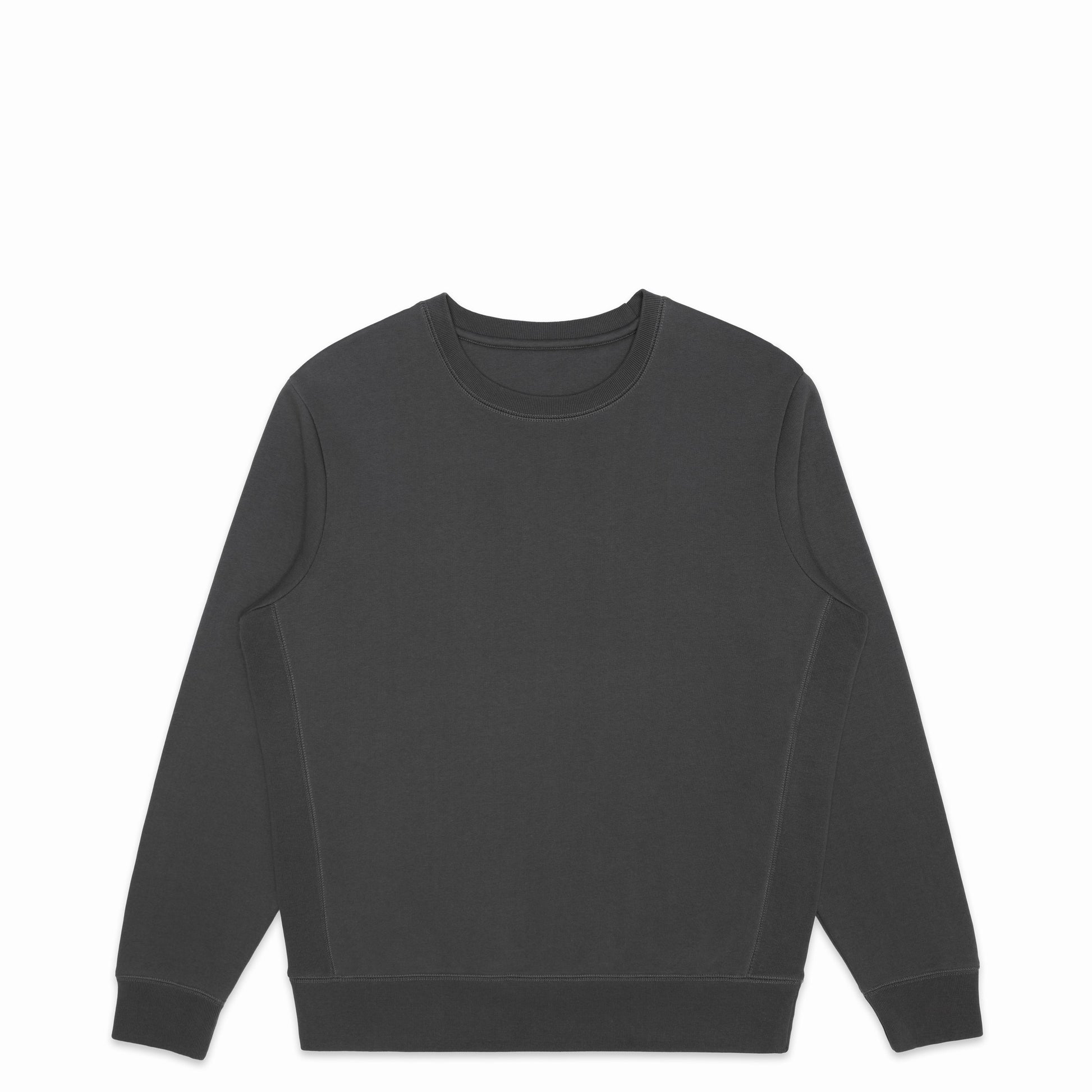 Heavyweight Organic Brushed Crew - Slate