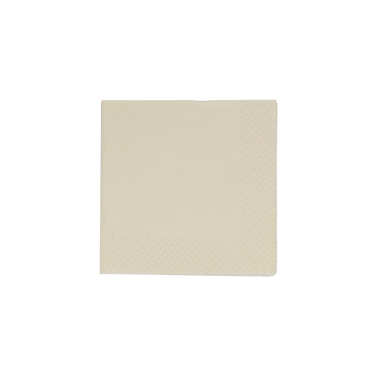 Colored Beverage Napkin - Ivory