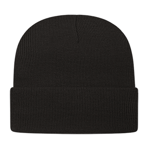Bard Cuff Beanie - Black