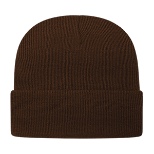 Bard Cuff Beanie - Chocolate Brown