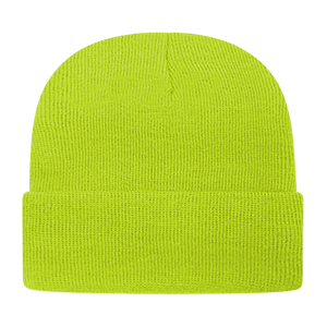 Bard Cuff Beanie - Lime Shock