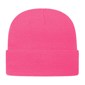 Bard Cuff Beanie - Neon Pink