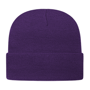 Bard Cuff Beanie - Purple