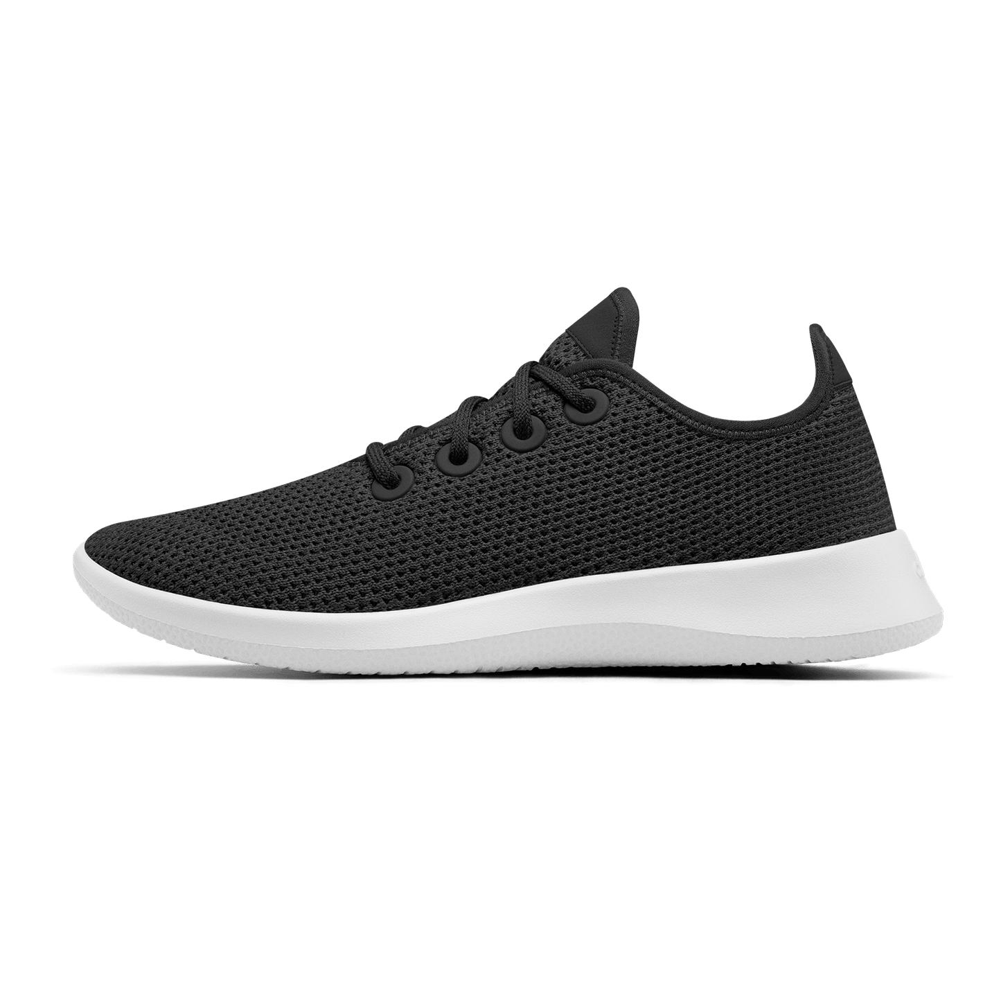 Allbirds Tree Runners - Jet Black (White Sole)
