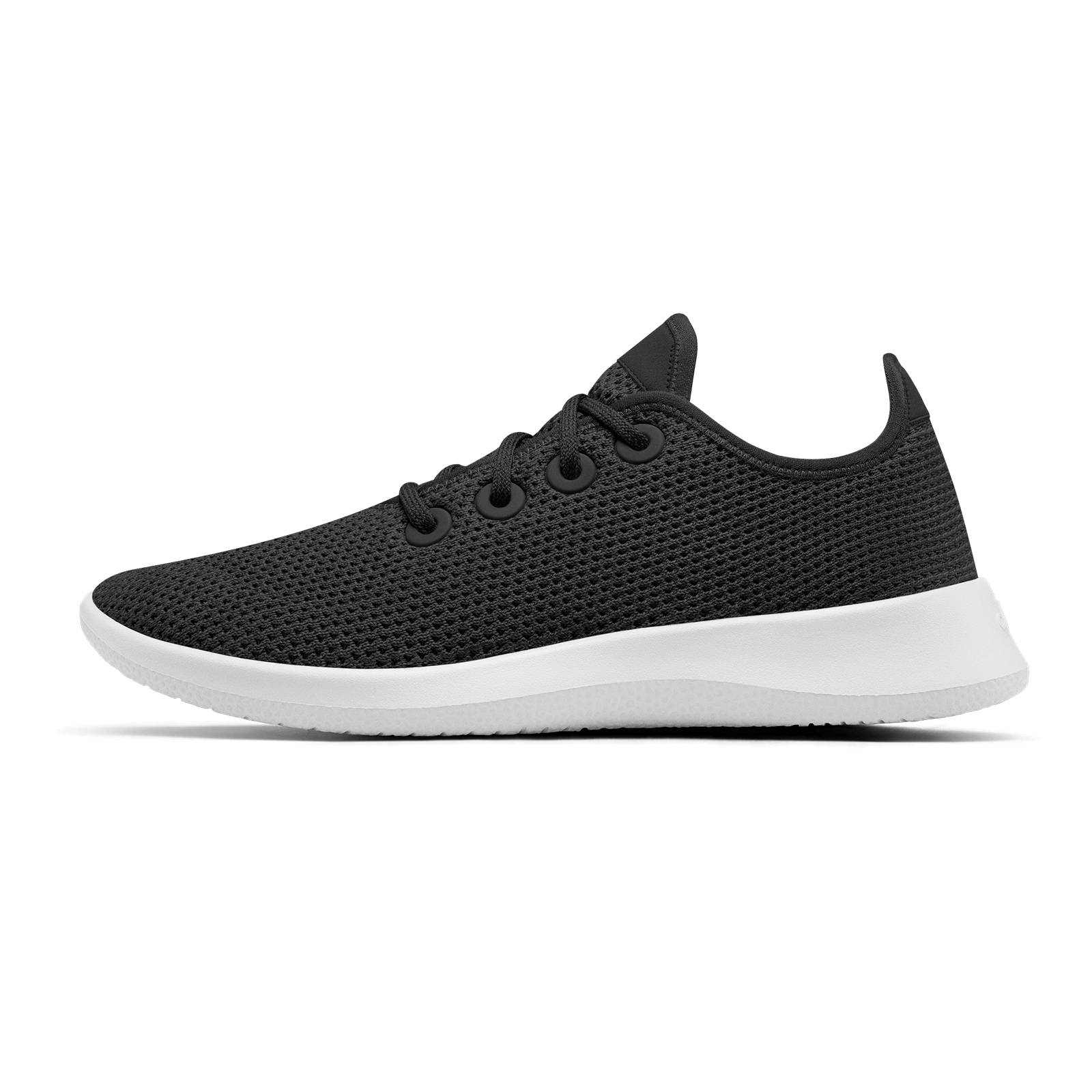 Allbirds Tree Runners - Jet Black (White Sole)