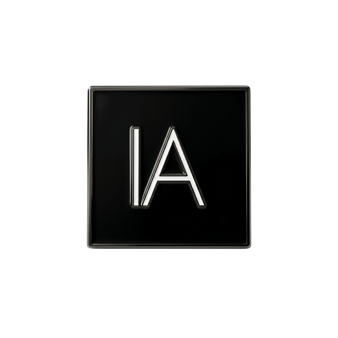 IA 1" Matte Soft Enamel Magnetic Pin