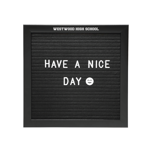 Felt Board With Letters