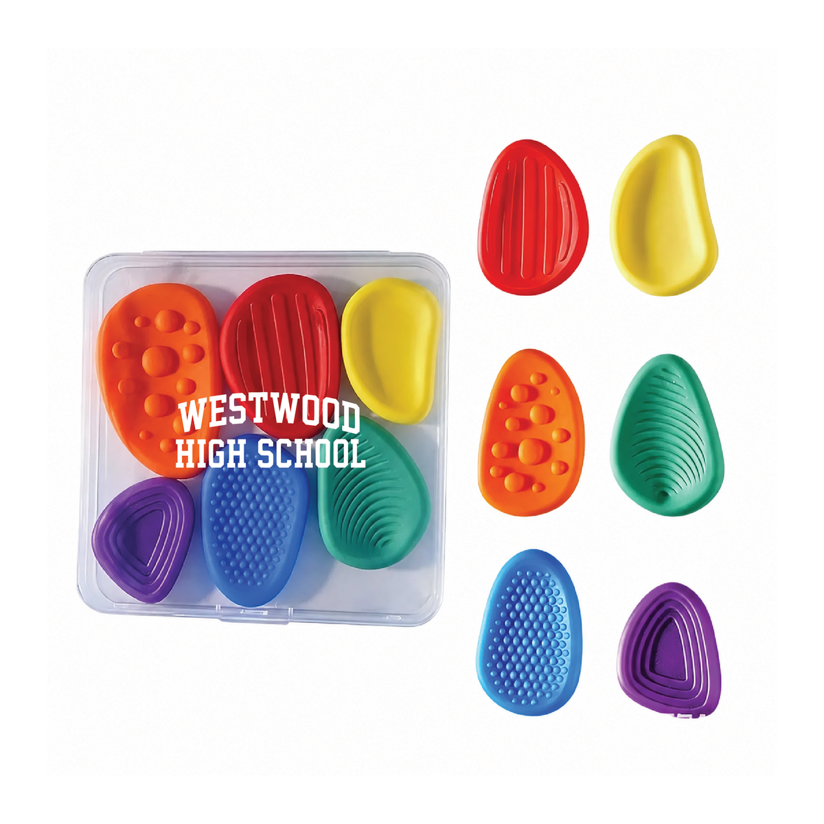 Silicone Stress Stones
