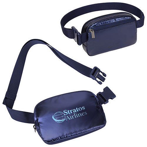 AeroLOFT Anywhere Belt Bag - Metallic Navy Blue