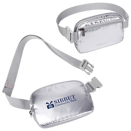 AeroLOFT Anywhere Belt Bag - Metallic Silver
