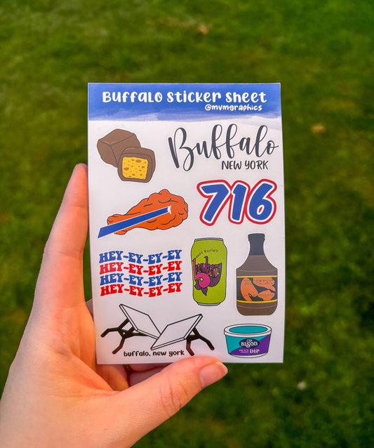 Buffalo Sticker Sheet