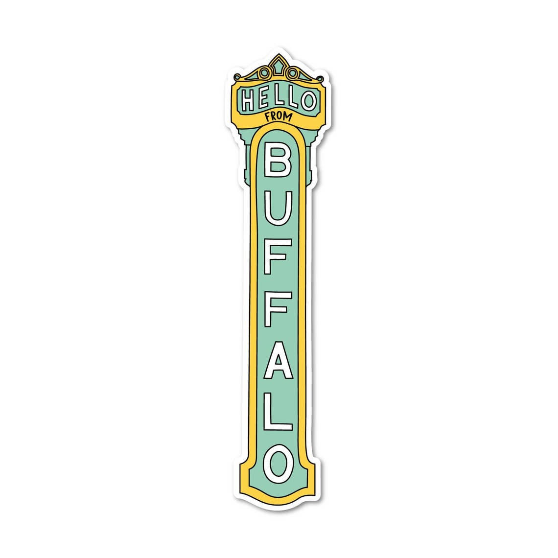 Hello From Buffalo Magnet
