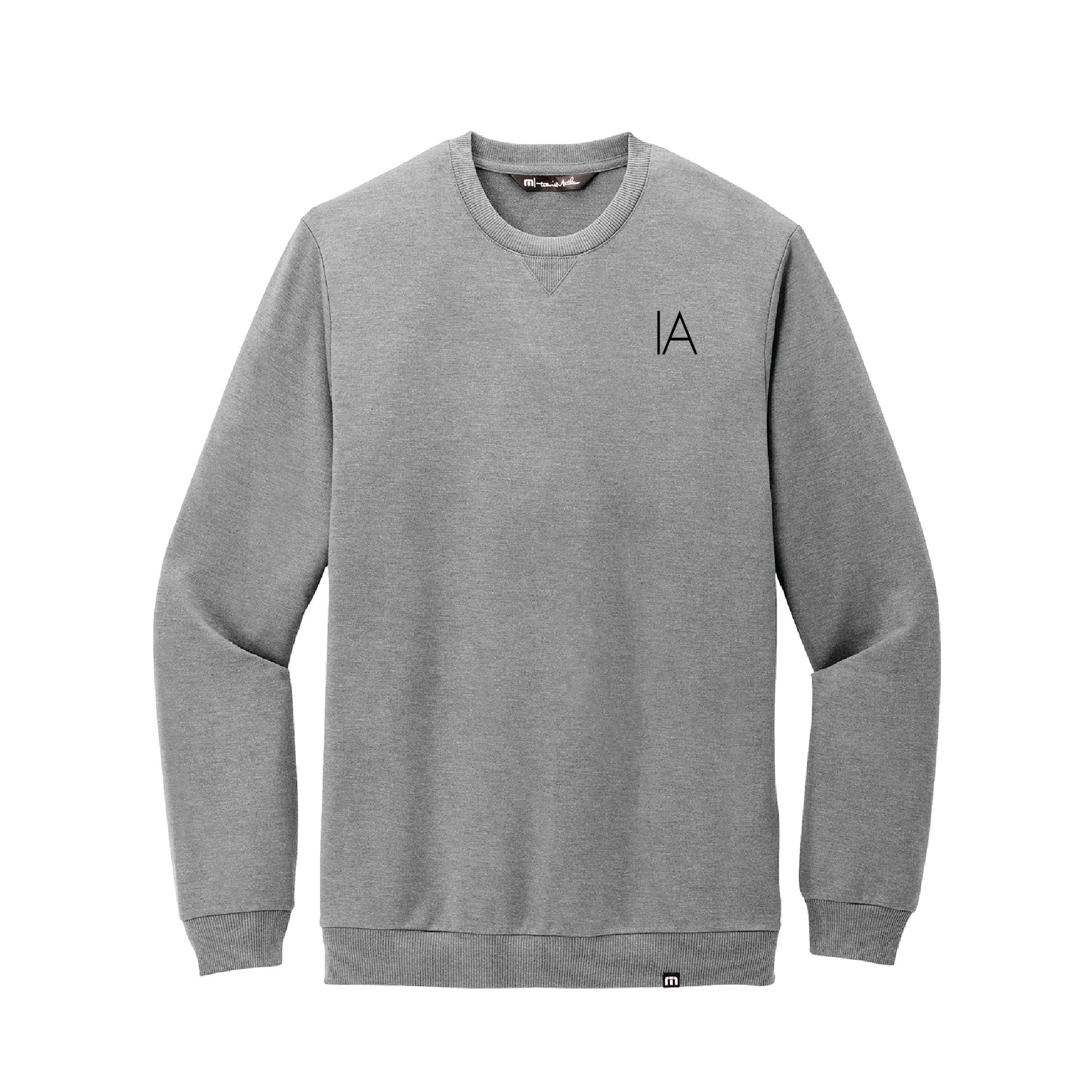 TravisMathew Long Weekend Crew - Dark Grey Heather