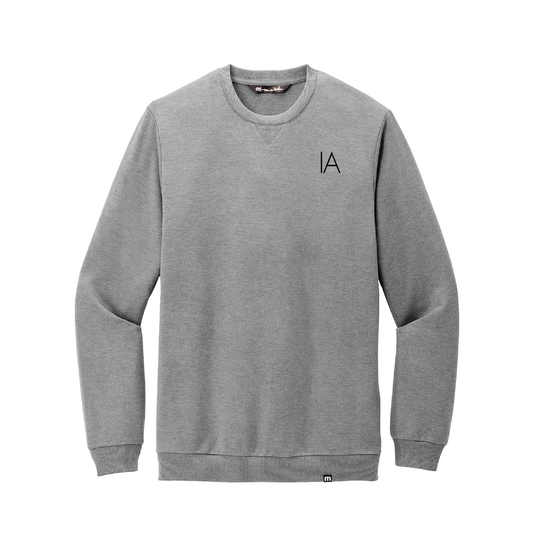 TravisMathew Long Weekend Crew - Dark Grey Heather