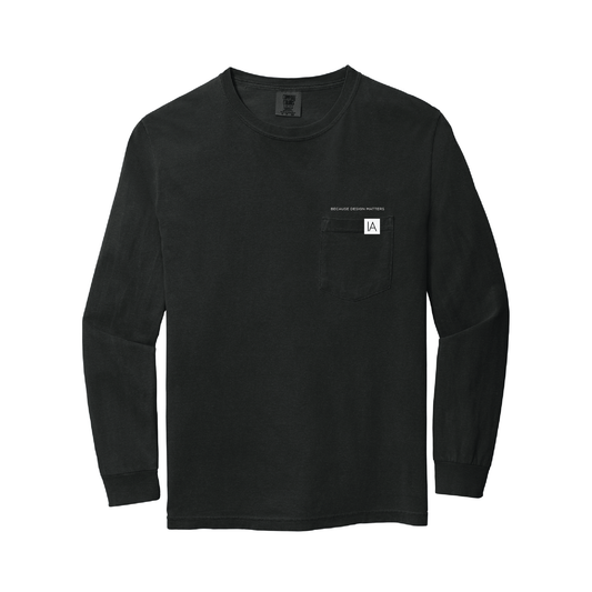 Comfort Colors Heavyweight Long Sleeve Pocket Tee - Berry