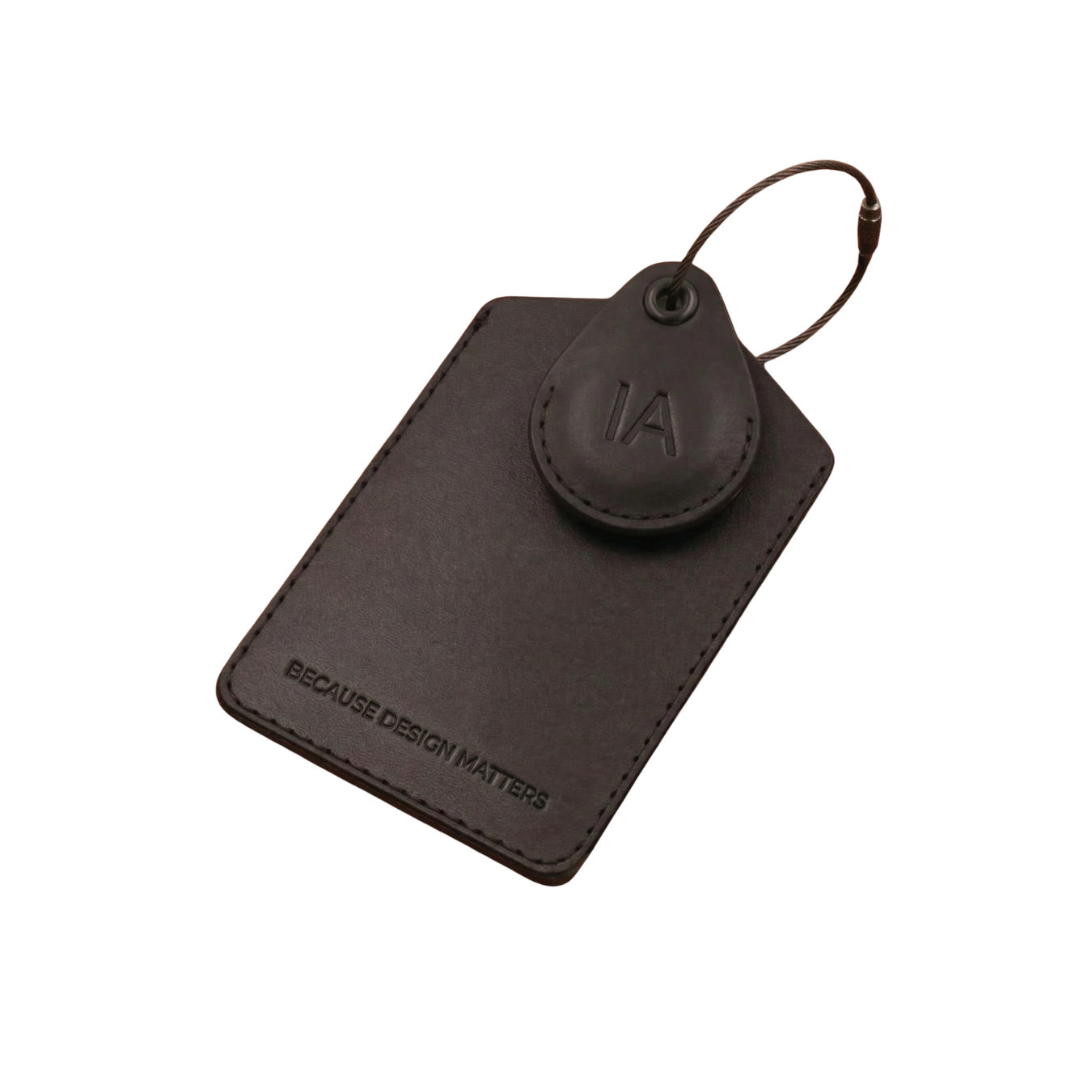 Woolly Made Executive Luggage Tag + Airtag Case
